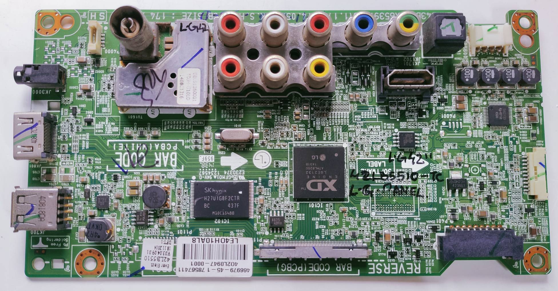 LG 42LB5510-TB LED Full HD TV Motherboard, Main Board, Main PCB image 3