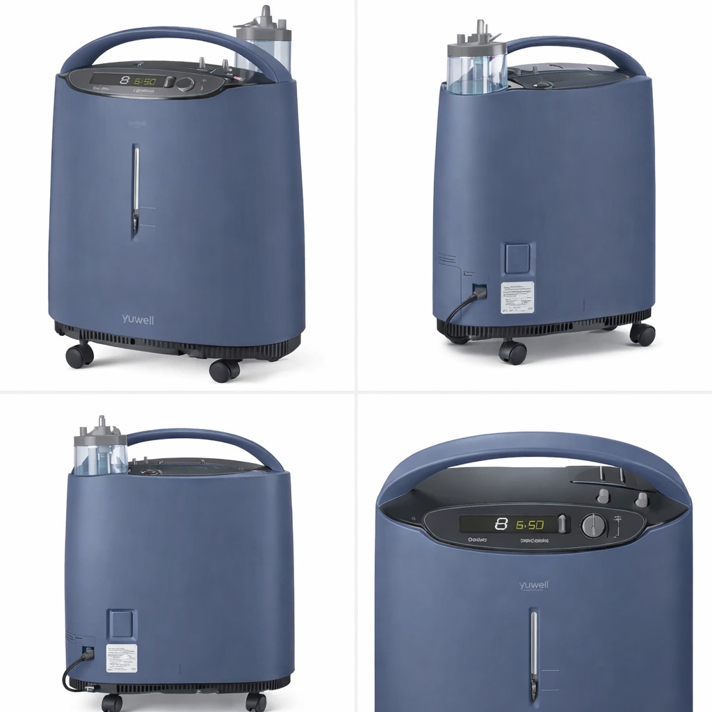 Yuwell 8F-5A Oxygen Concentrator With 3 years Warranty 2025 image 2