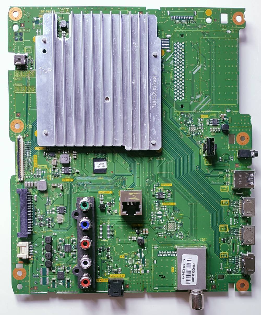 Panasonic TH-49GX600D 4K Android LED TV Motherboard, Main Board, Main PCB image 3