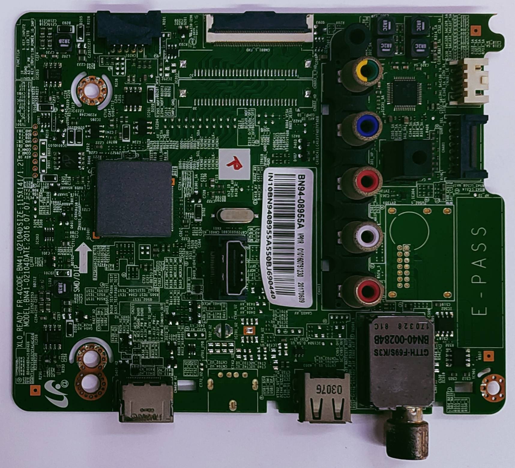 SAMSUNG UA40K5000ARLXL FHD LED TV MOTHER BOARD  image 4