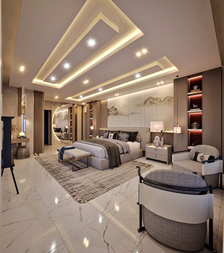 Creative Gypsum Ceiling Interiors image 4