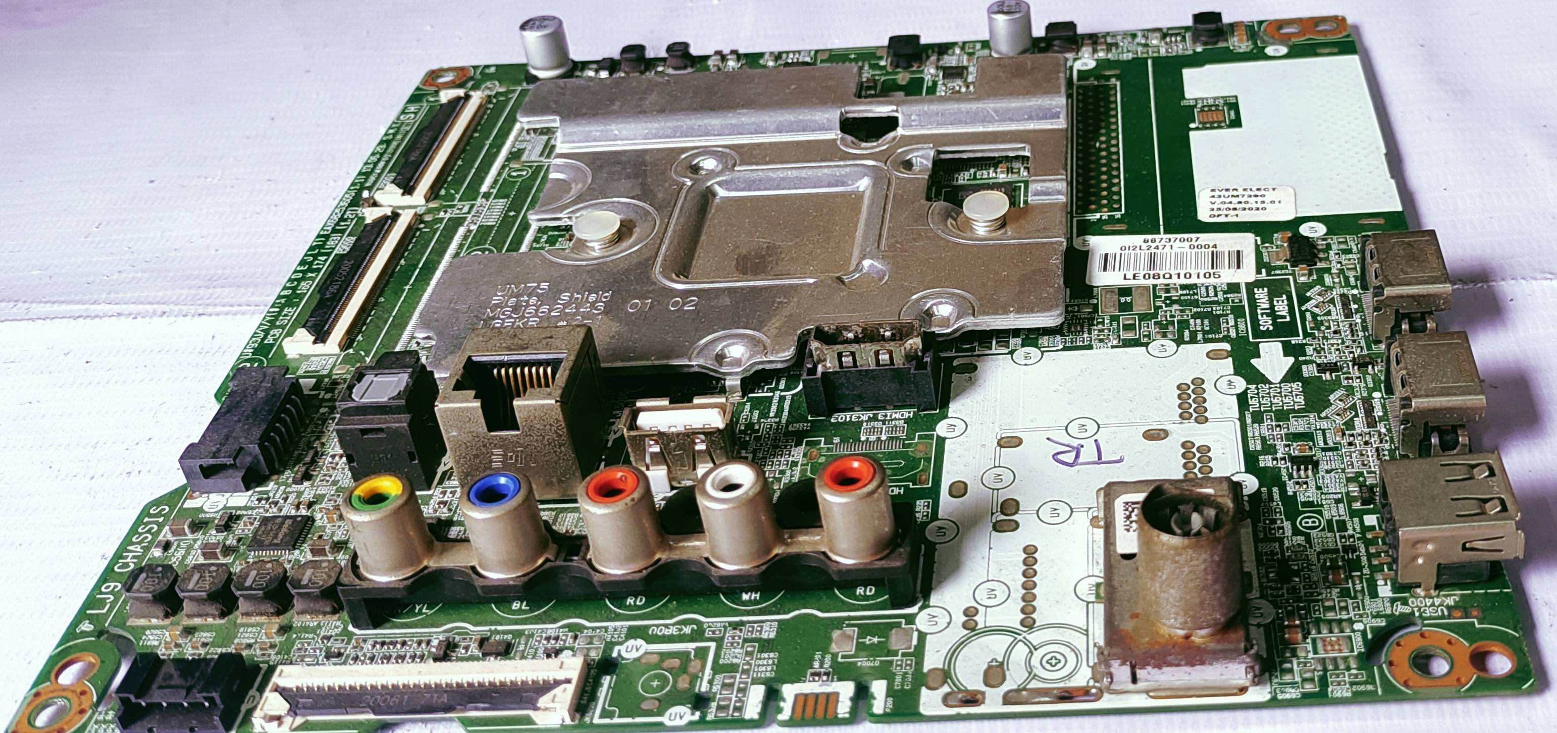 LG 4K 43UM7290 MOTHER BOARD, MAIN BOARD , LED BOARD,#Wb38 image 4