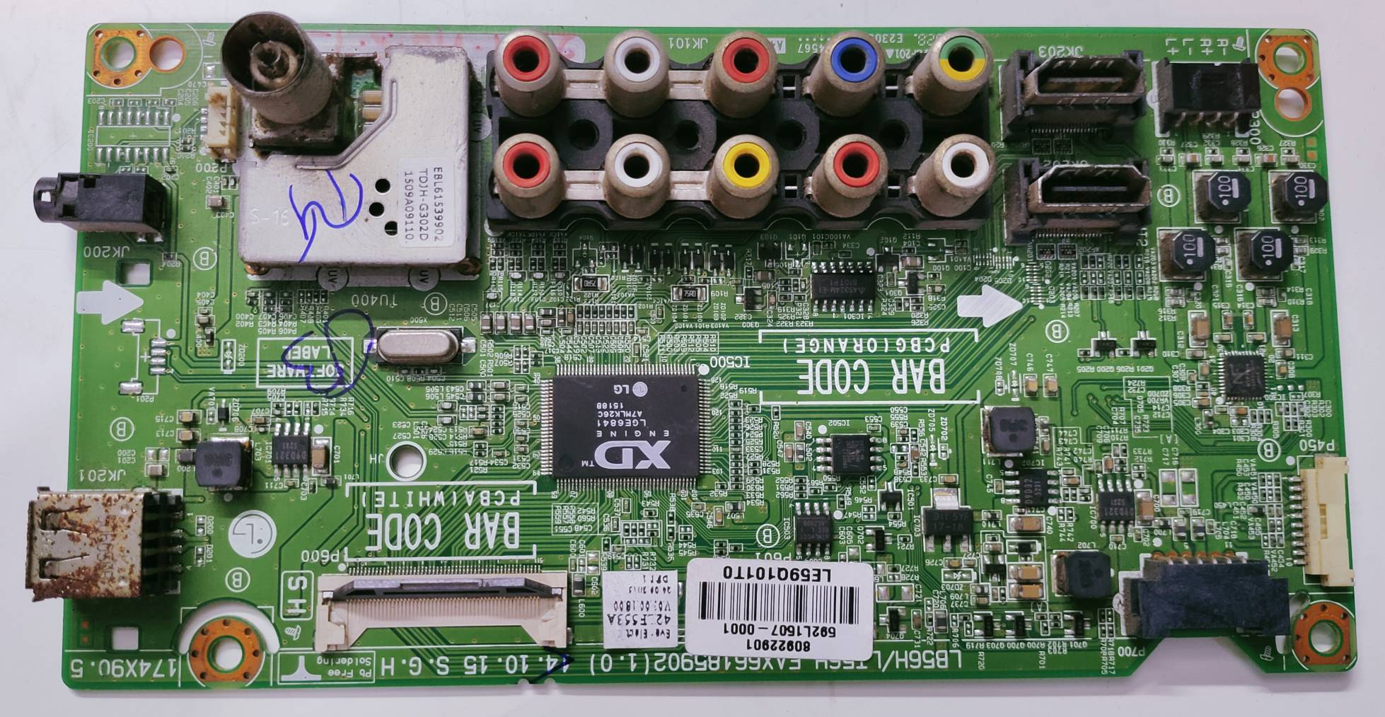 LG 42LF553A-TA LED Full HD TV Motherboard, Main Board, Main PCB image 5