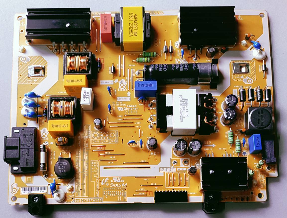 SAMSUNG LED TV UA50AU7700 Power Supply Board, SAMSUNG LED TV UA50AU7700 Smps Board, SAMSUNG LED TV UA50AU7700 Power Supply PCB Board, #wb52 image 2