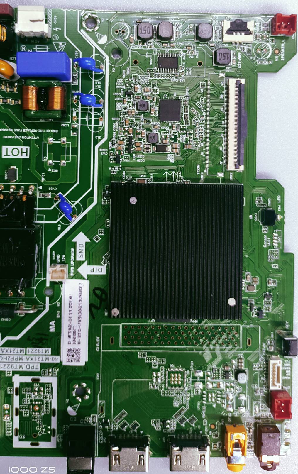 TCL 32S5500AF LED TV NEW MOTHER BOARD PART NO . TPD.MT9221T.PB779 (T) 40-MT21XA-MPC2HG-C  image 2
