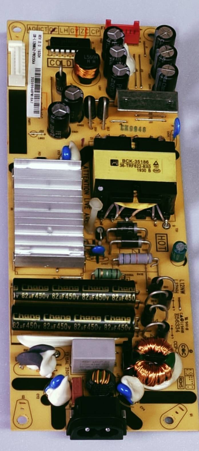 TCL 4K LED TV POWER SUPPLY BOARD MODEL NUMBER 50P8E image 3