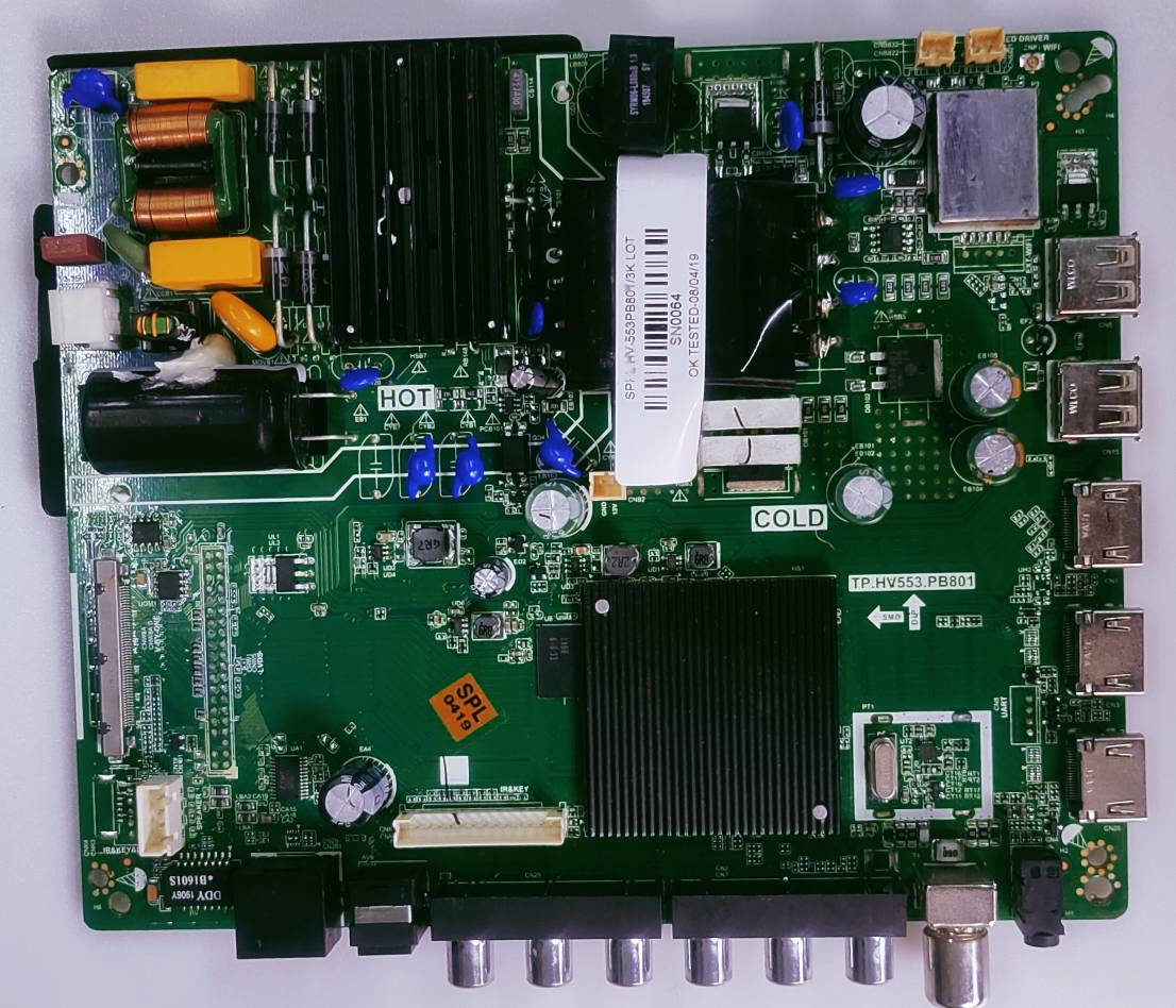 Thomson 43" 4K Android LED TV NEW Motherboard  TP.HV553.PB801 image 3