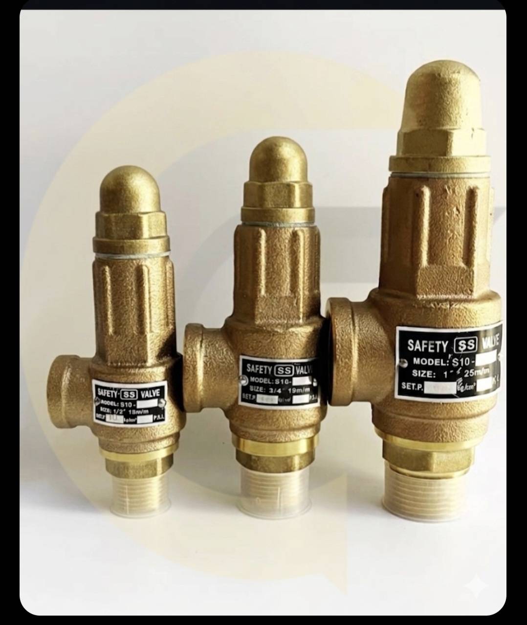 Brass Safety Valve for Steam Boiler | SS Trim Pressure Relief Valve (1/2" to 1") image 5