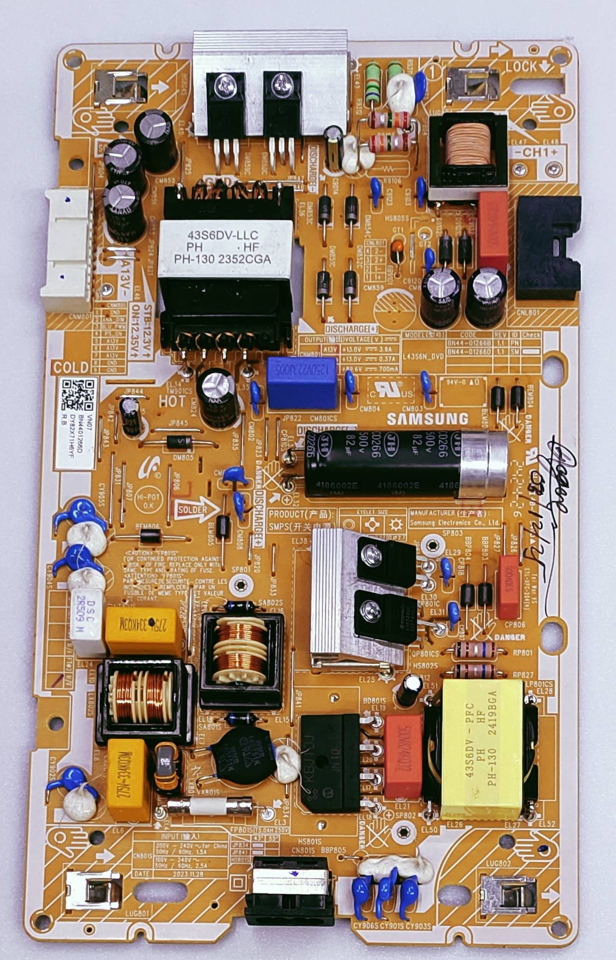 SAMSUNG LED TV POWER SUPPLY BOARD MODEL NUMBER UA50DUE70BKLXL image 3