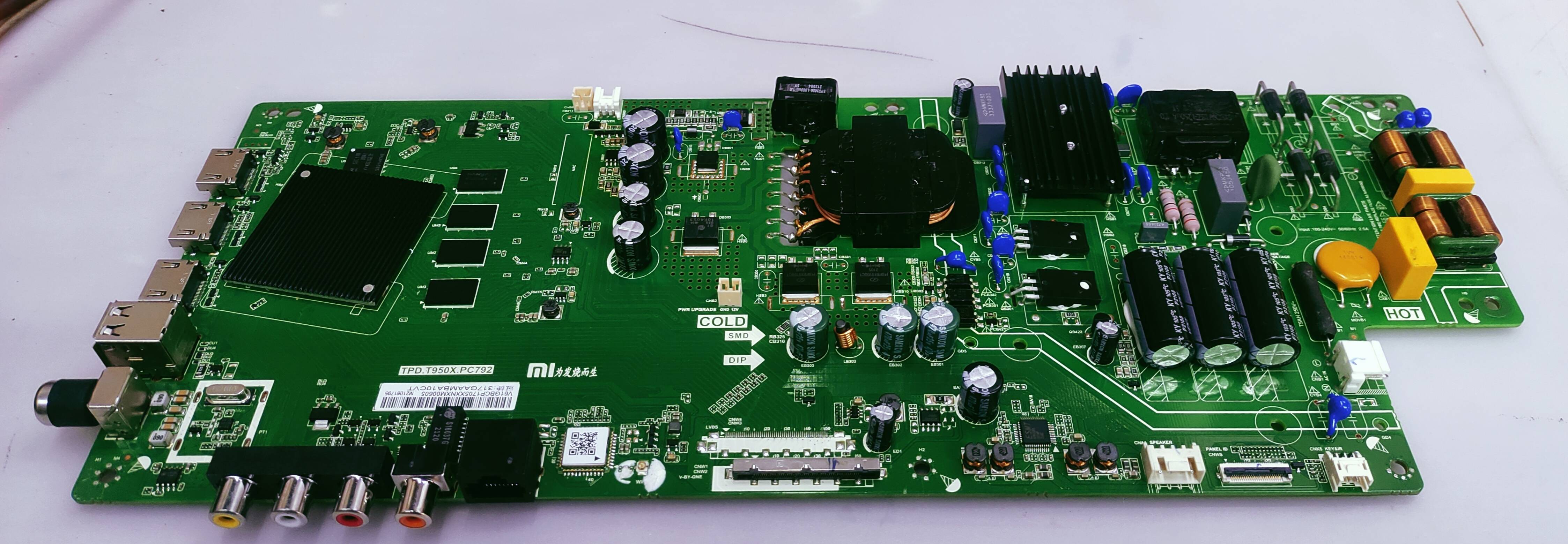 MI 4K LED TV Android Mother Board Model Number L50M5-5AIN Board Number TPD.T950X.PC972 image 4