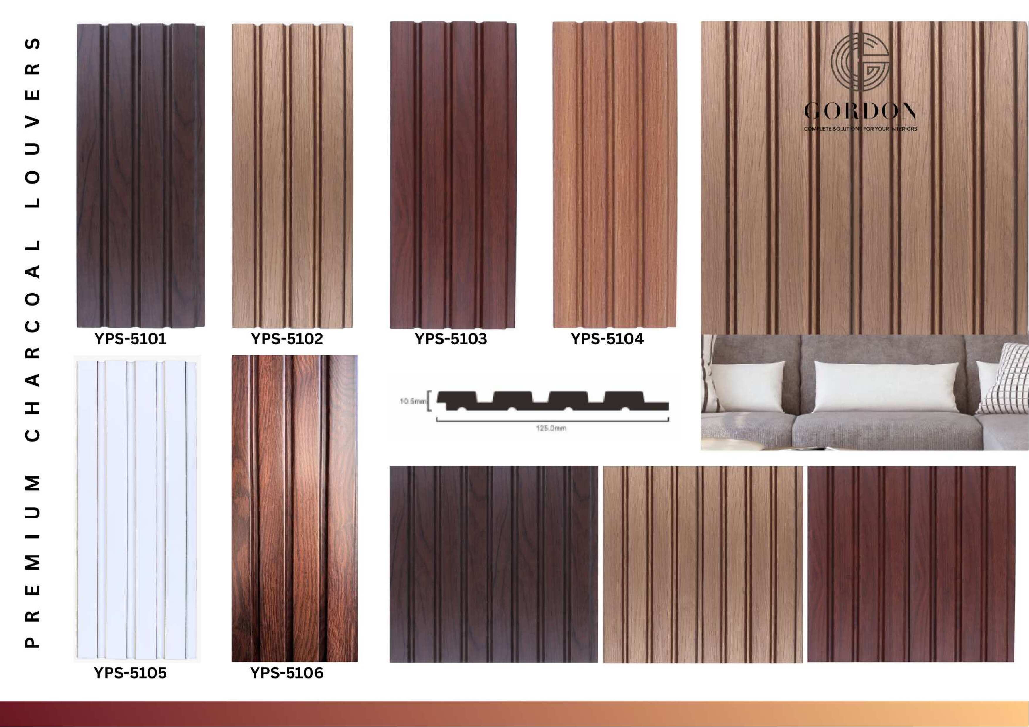 GOLDEN CHARCOAL LOUVERS image 7