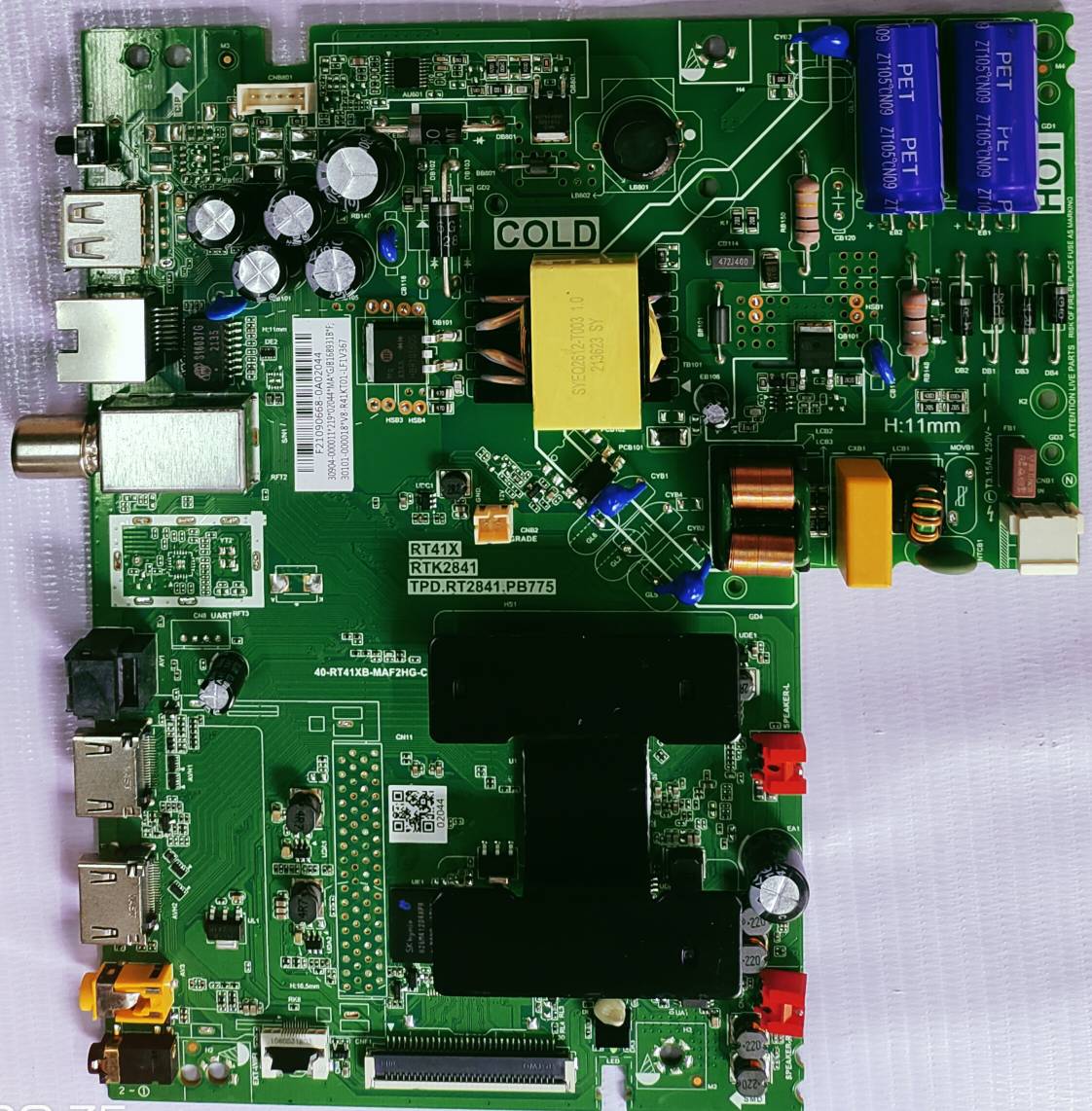 TCL/IFFALCON 32S615 SMART COMBO & MOTHER BOARD,#WB37 image 4