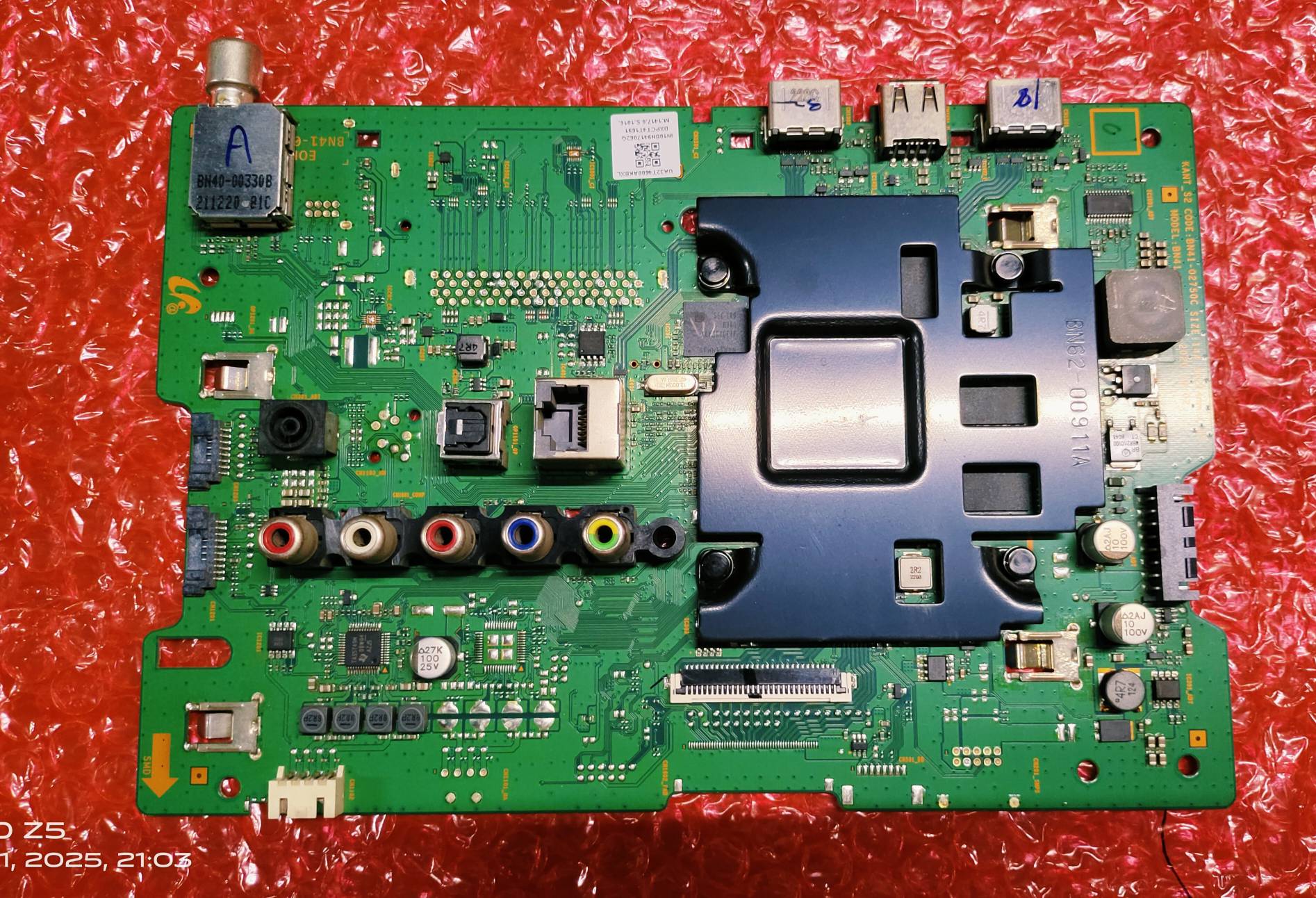Samsung Smart LED Model No.UA32T4600AKBXL MAIN BOARD, MOTHER BOARD ,#WB01 image 2
