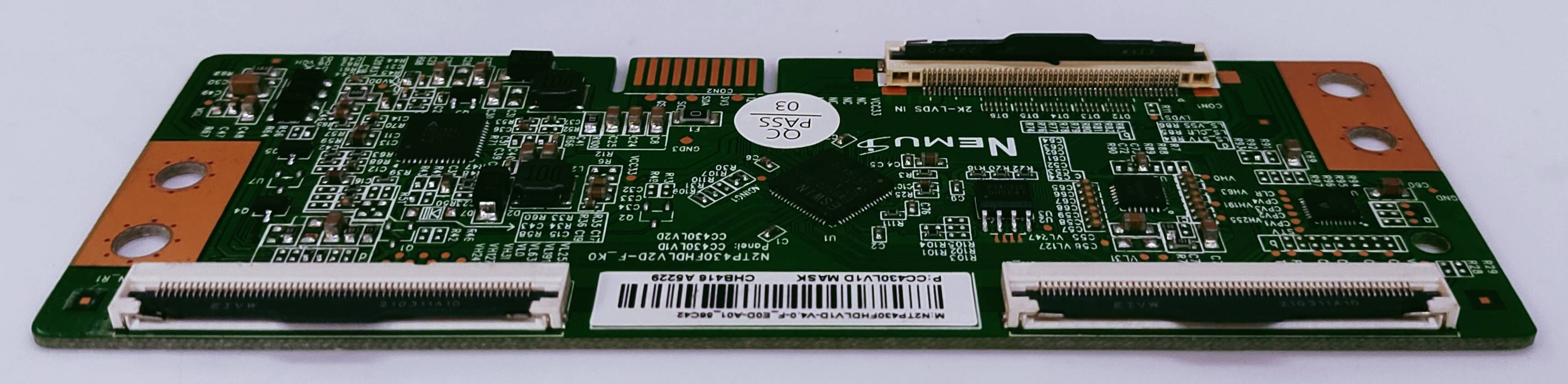 HAIER LED TV TCON N2TP430FHDLV2D-F_K0 Panel Number CC430LV1D CC430LV2D image 6