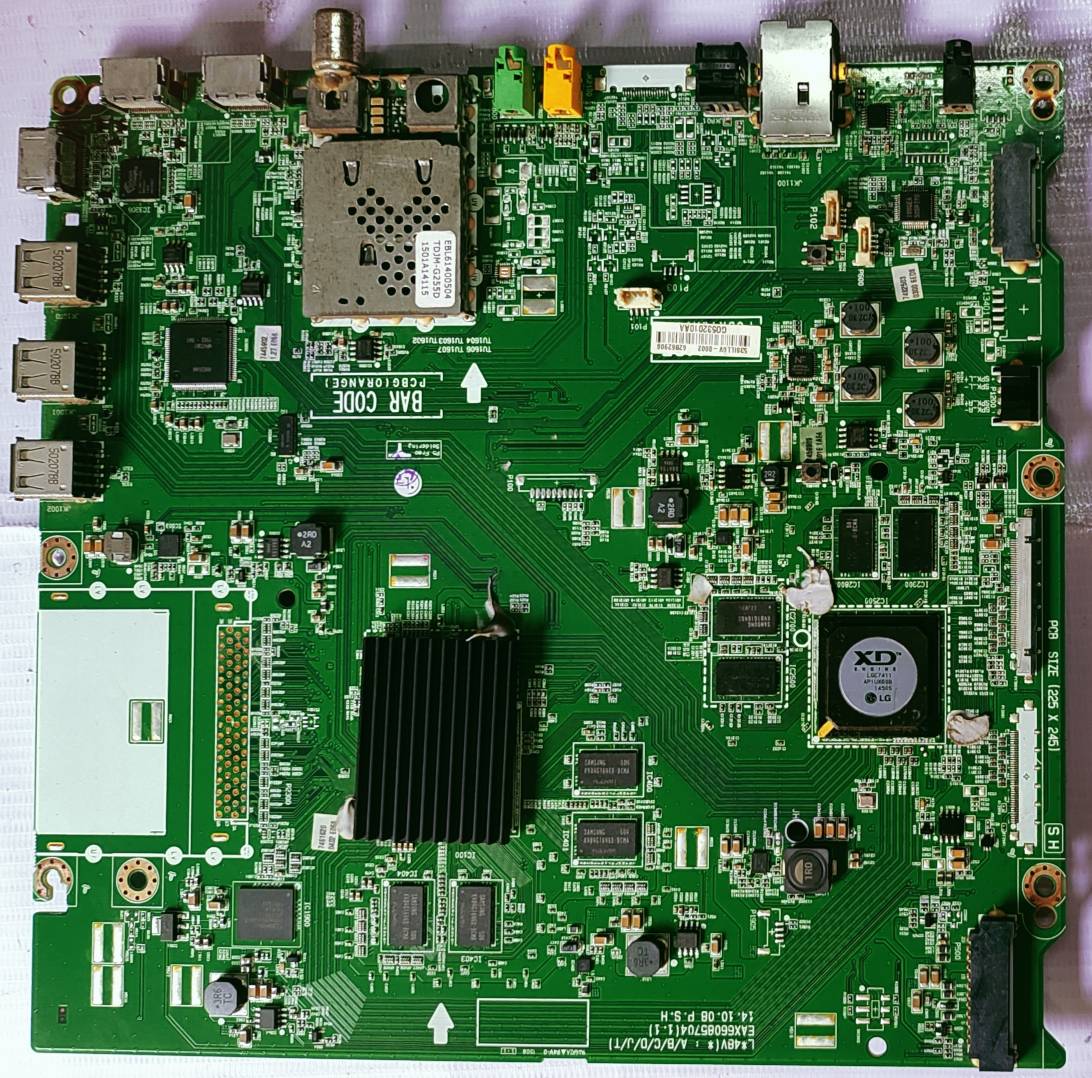 LG 4K 42UB820T ANDROID MOTHER BOARD, LED BOARD, MAIN BOARD, #wb38 image 2