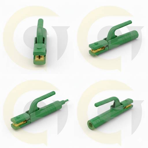 GREEN GOLD 500 Amp Fully Insulated Heavy-Duty Industrial Clamp | Heat Resistant | Tempered Jaw | Zinc Coated – Goyals Industrial Hub image 2