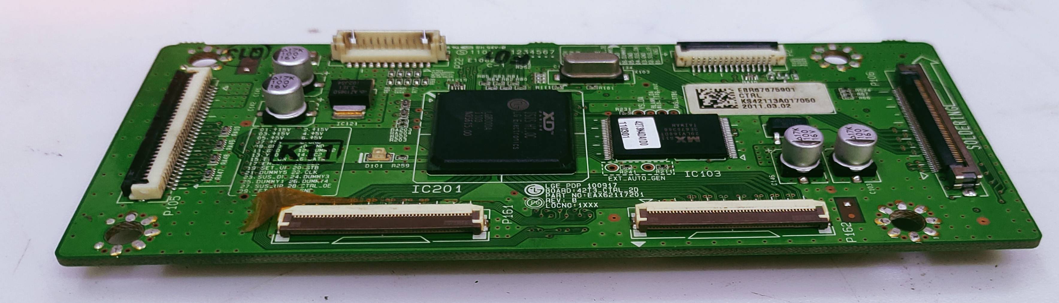 LG Plazma 42PT350R Logic Baord Part No. EBR 6767590A1 Ctrl  image 5