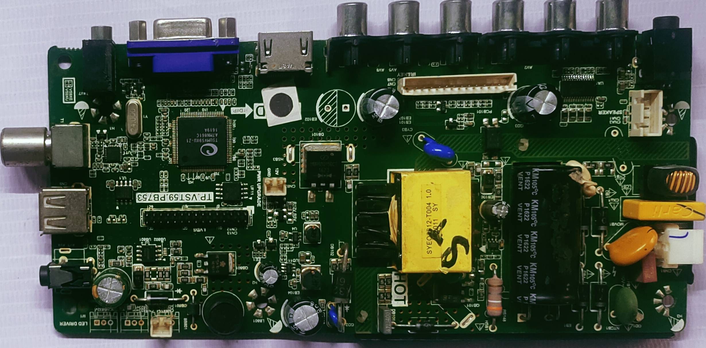 UNIVERSAL LED TP.VST59.PB753 Main Board #wb32 image 3
