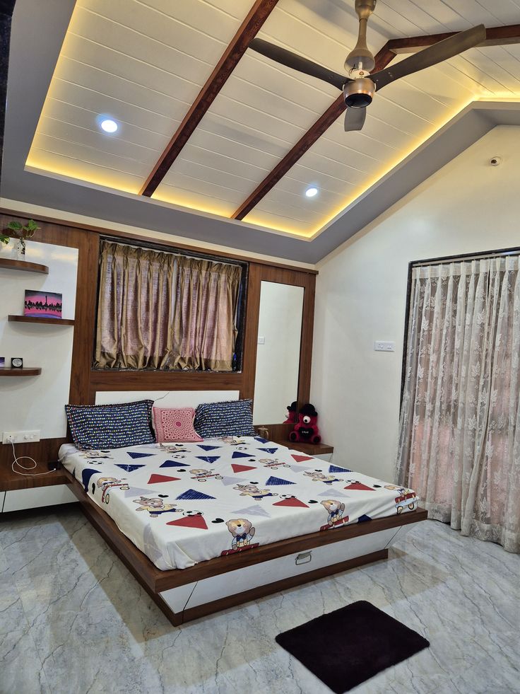 Simple Bedroom Interior Design in Chennai with Maximum Comfort image 2