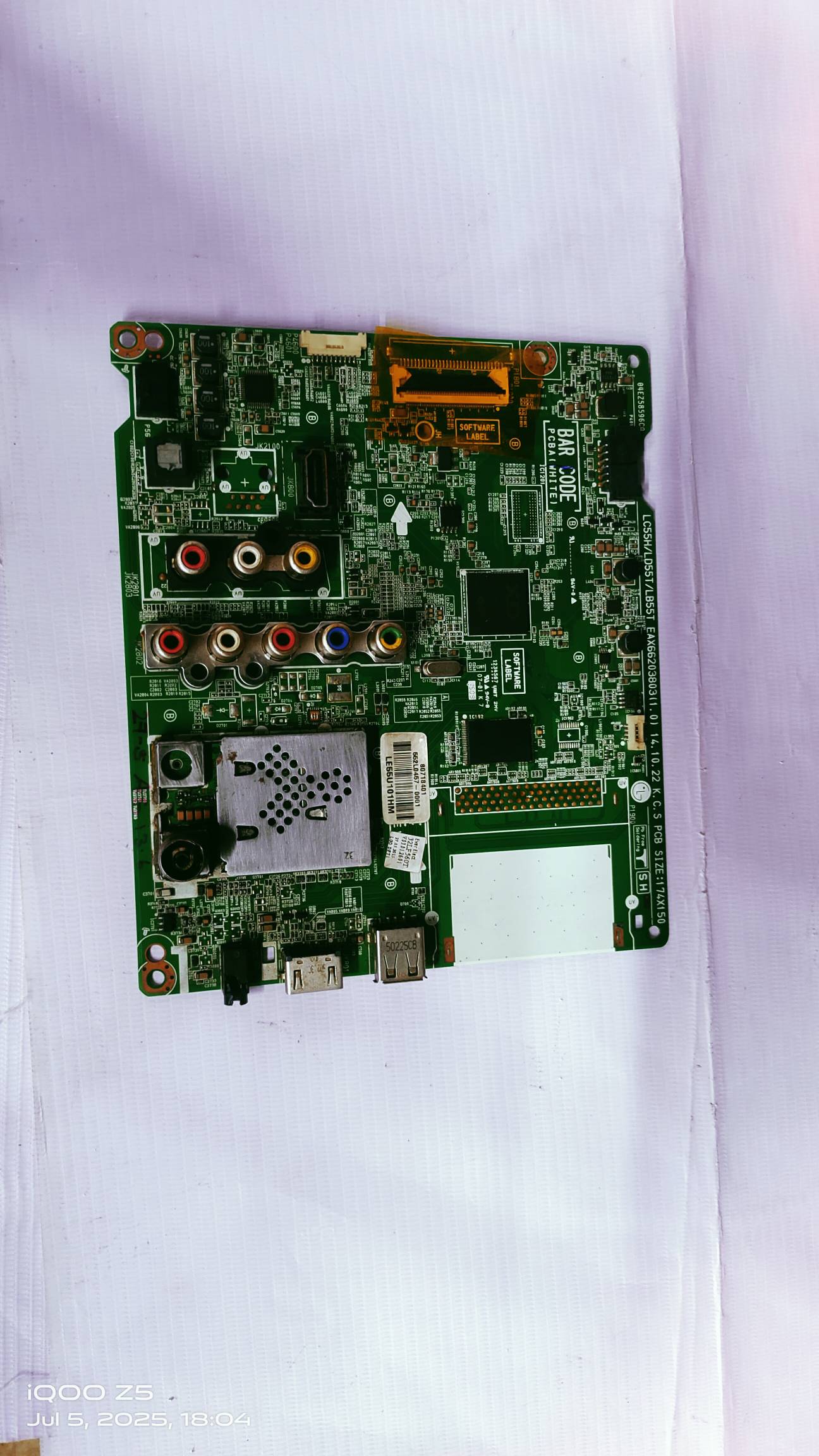 LG LED 32LG560T MAIN BOARD #WB35  image 3