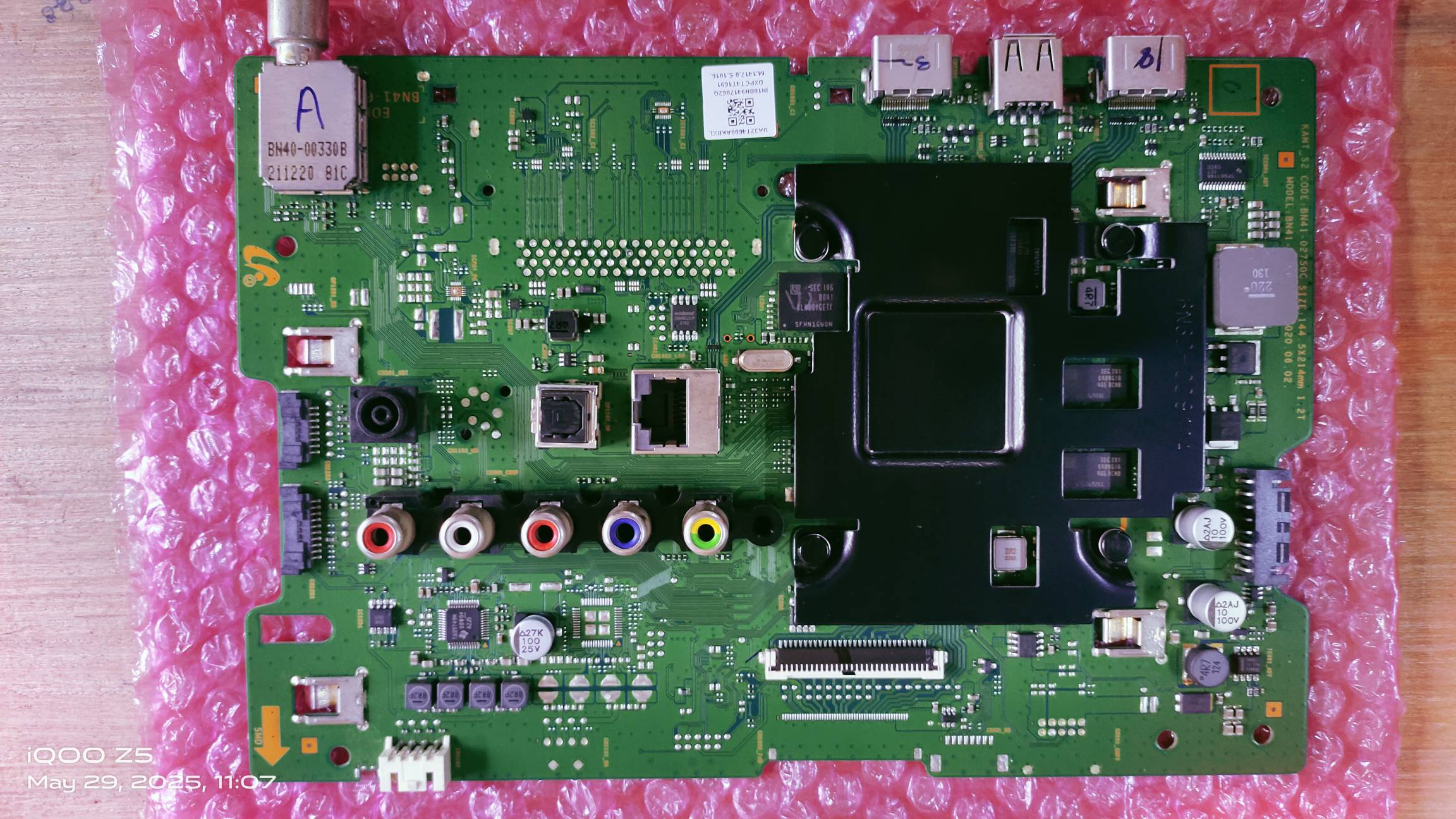 Samsung Smart LED Model No.UA32T4600AKBXL MAIN BOARD, MOTHER BOARD ,#WB01 image 3