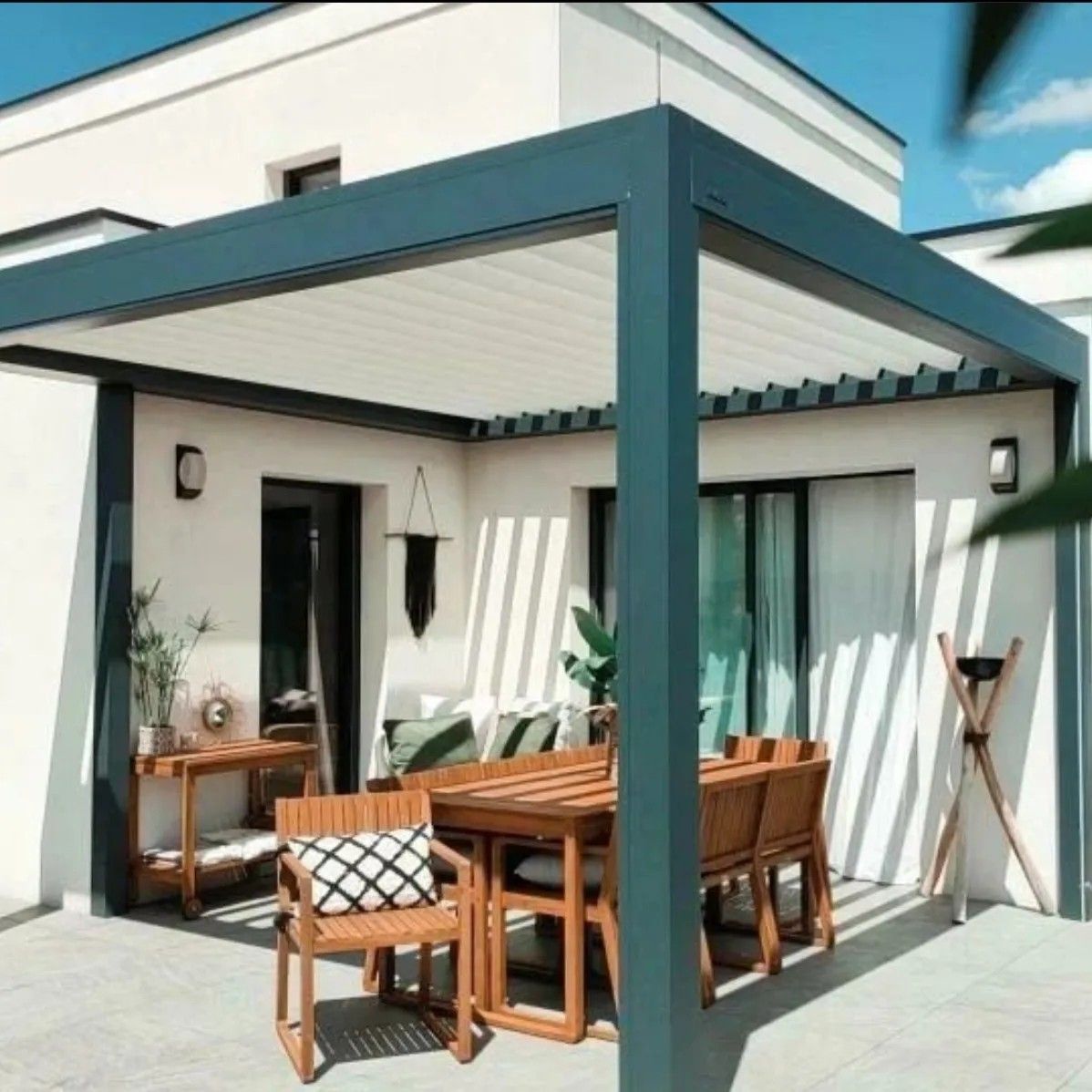 All-Weather Pergola Systems for Outdoor Protection Chennai image 4