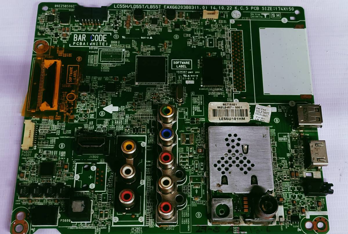 LG LED 32LG560T MAIN BOARD #WB35  image 4