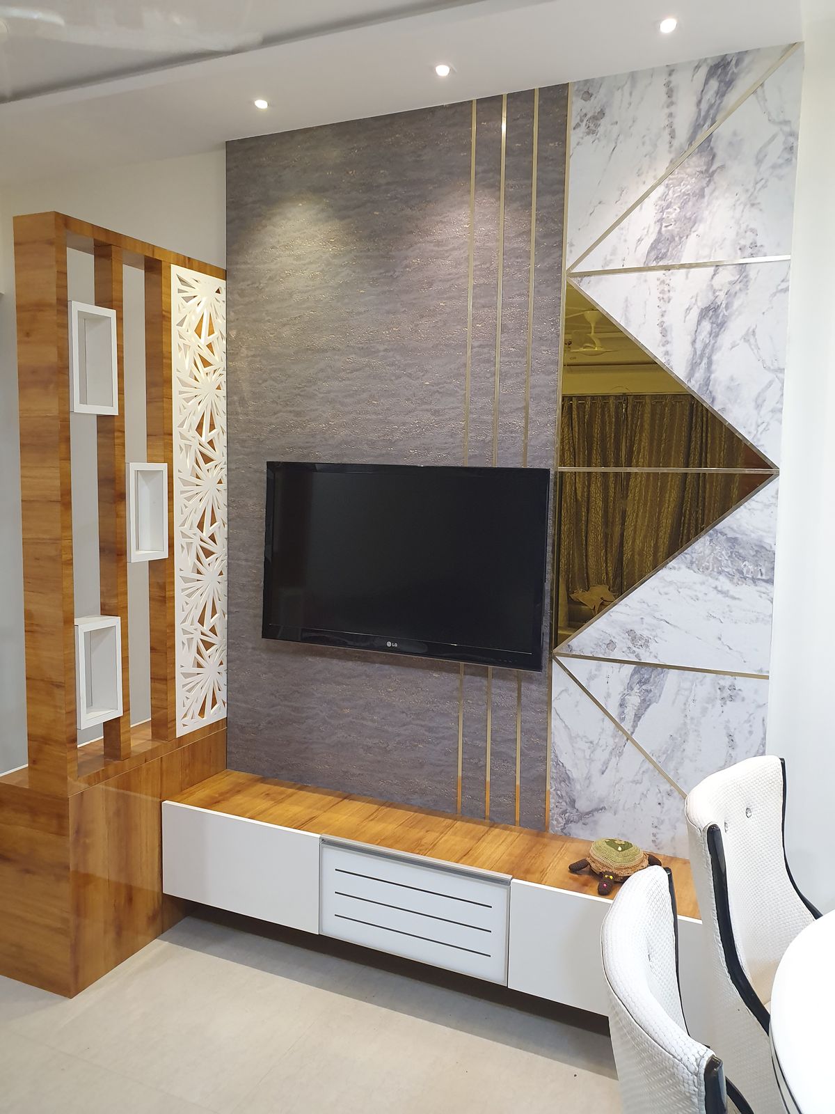 Home Interior TV Unit Wall Panels in Chennai image 5