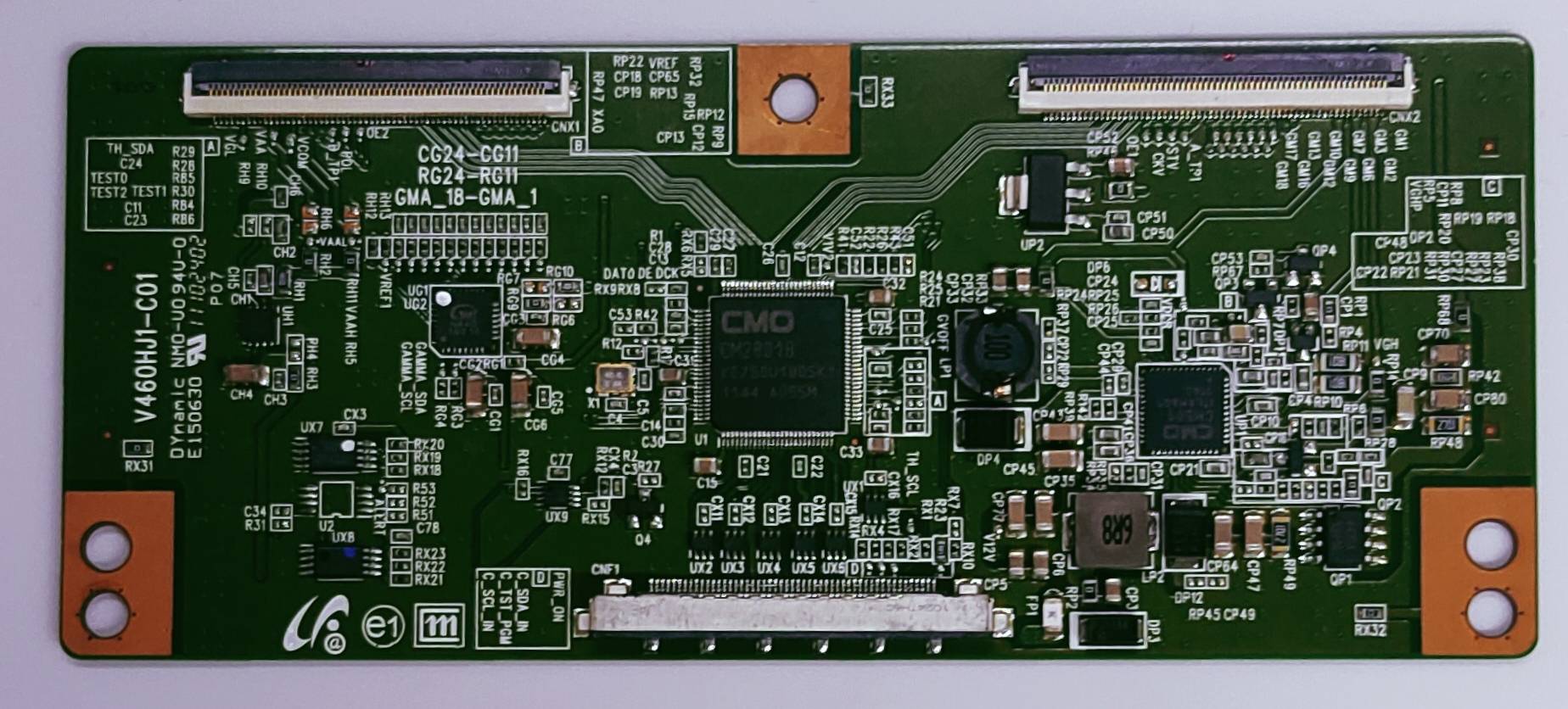 SAMSUNG UA32D5000 LED TCON PART NUMBER.V460HJ1-CO1 image 2