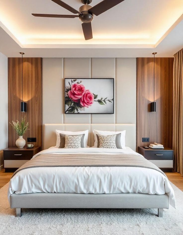 Bedroom Wall Panel Interior Chennai Ideas image 5