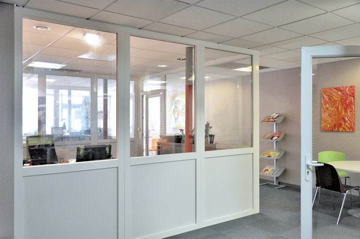 Professional Gypsum Partition Wall Designs for Offices image 5