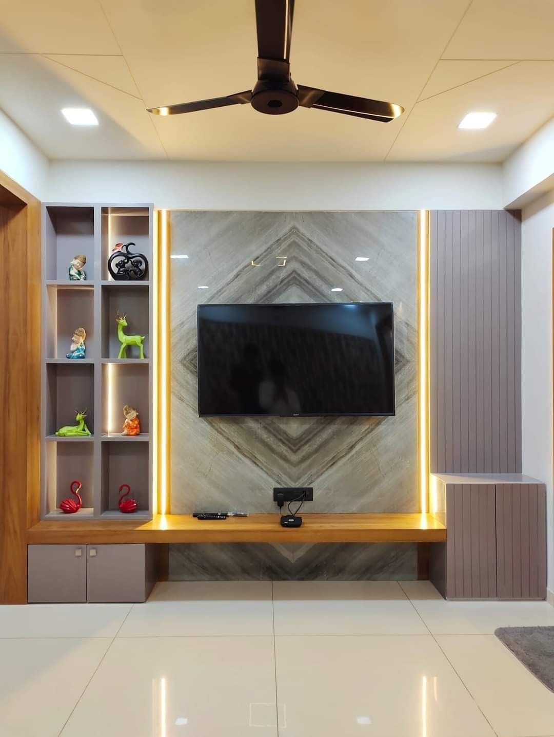 Luxury TV Unit Wall Panelling in Chennai image 5