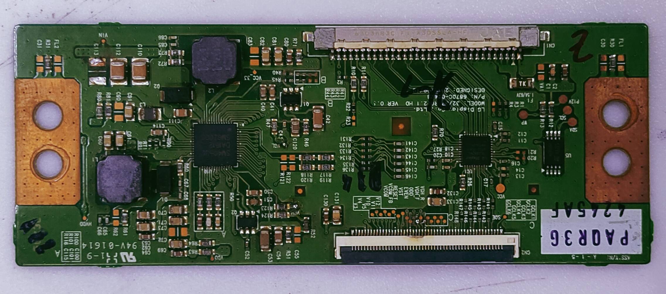VIDEOCON TVR32HH0ZF2 LED TV FHD TCON PART NO.PA0R3G- 4245AF image 2
