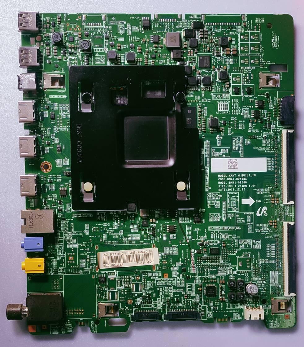 SAMSUNG UA49MU6303KXXM 4K LED TV ANDROID MOTHER BOARD PART NUMBER  BN94-12581L image 3
