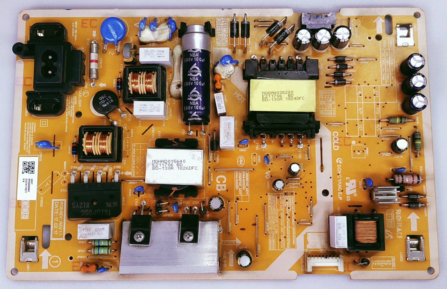 SAMSUNG UA49N5100ARXXL LED TV POWER SUPPLY BOARD  image 4