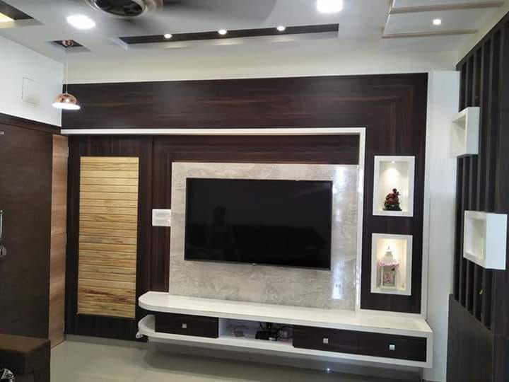 TV Unit Wall Panel Installation in Chennai image 2