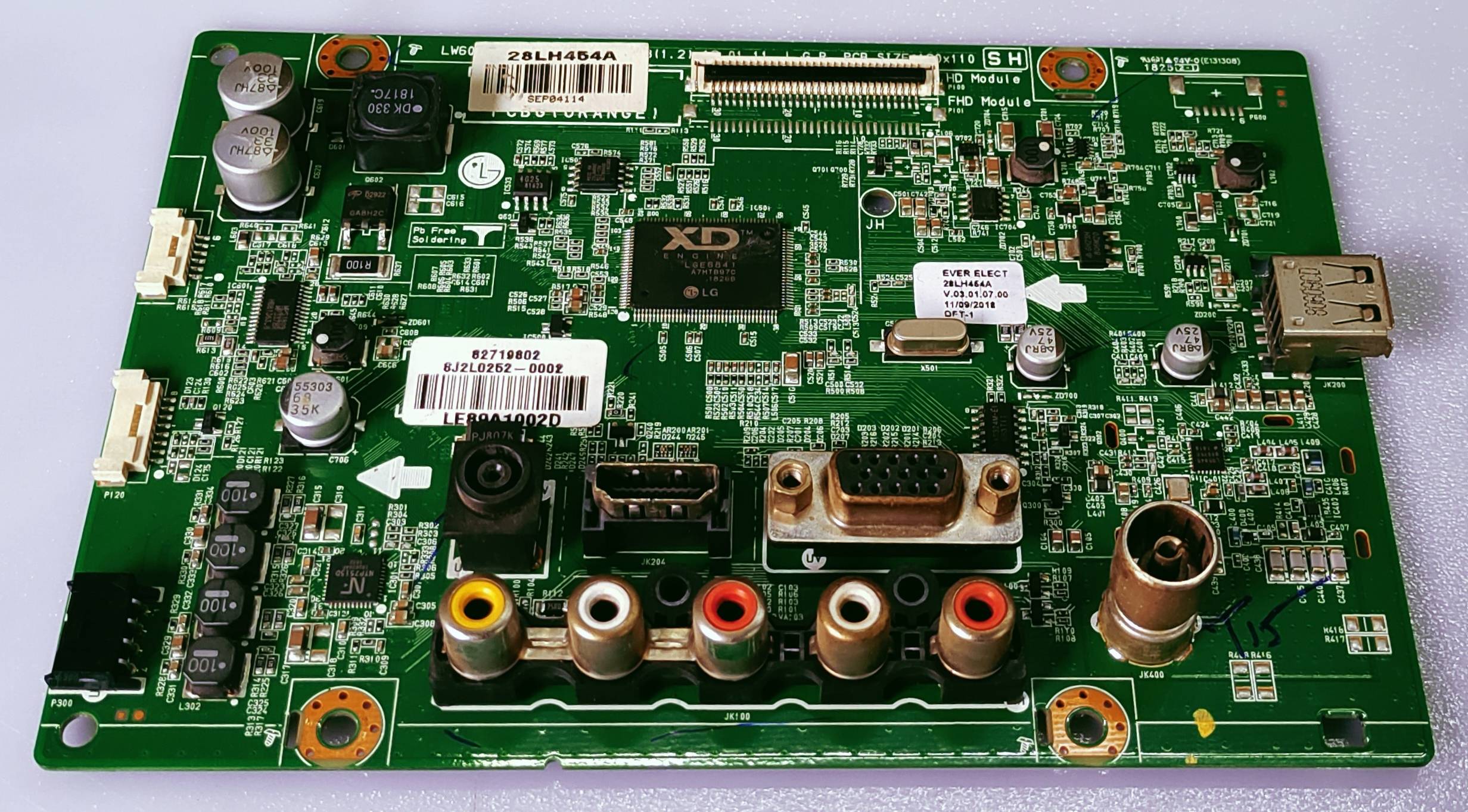 LG Android LED TV 28LH454A Mother Board, LG Android LED TV 28LH454A Main Board,LG Android LED TV 28LH454A Main PCB Board, image 2