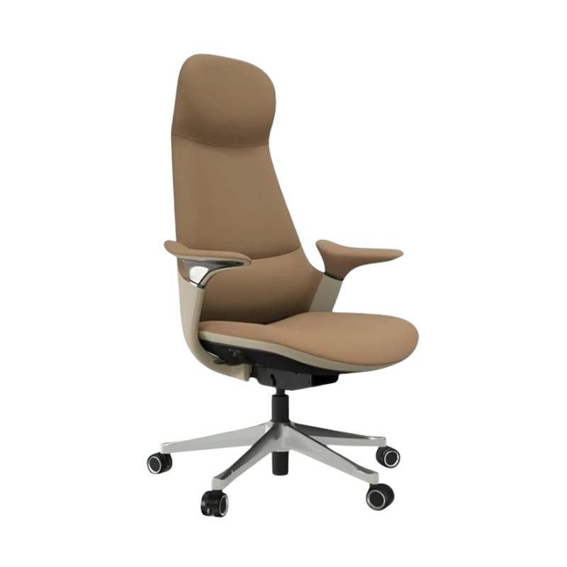 Swan Executive Office Chair | Ergonomic High Back PU Leatheritte Office Chair for Long Sitting image 6