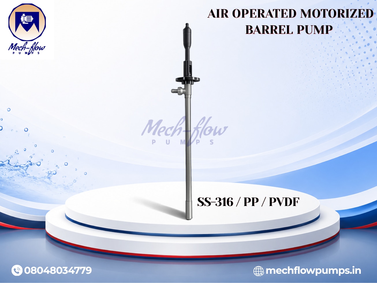 AIR OPERATED MOTORIZED BARREL PUMP image 2