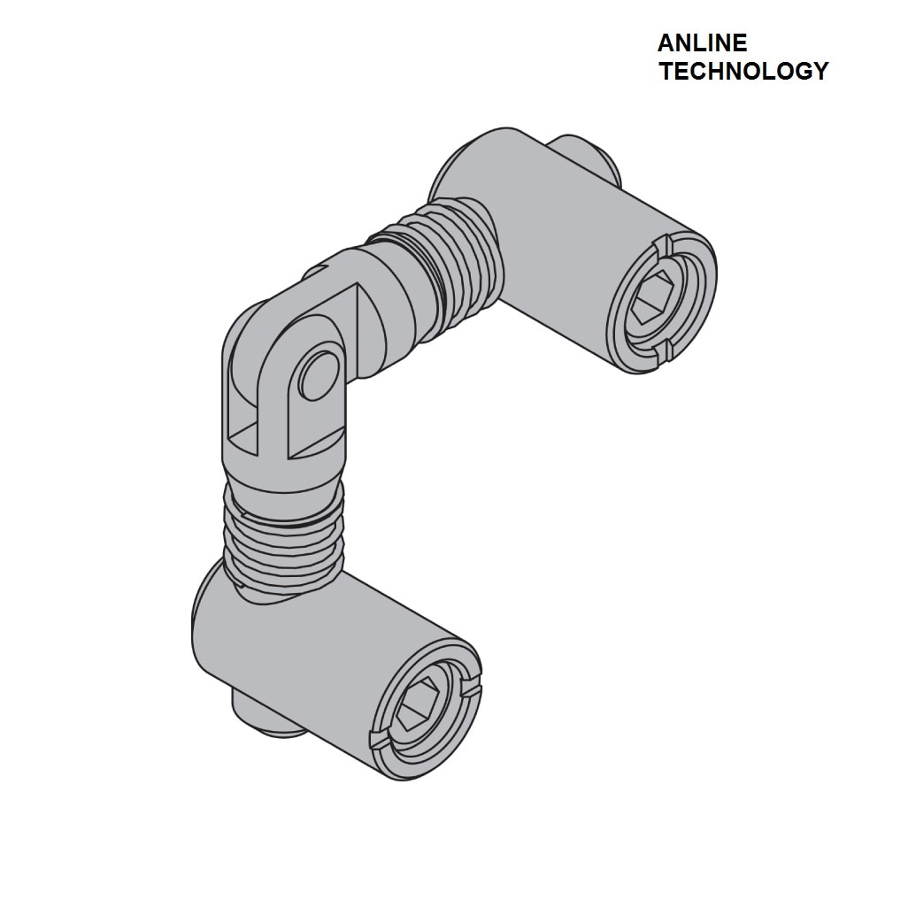 ALUMINIUM PROFILE ANCHOR CONNECTOR image 3
