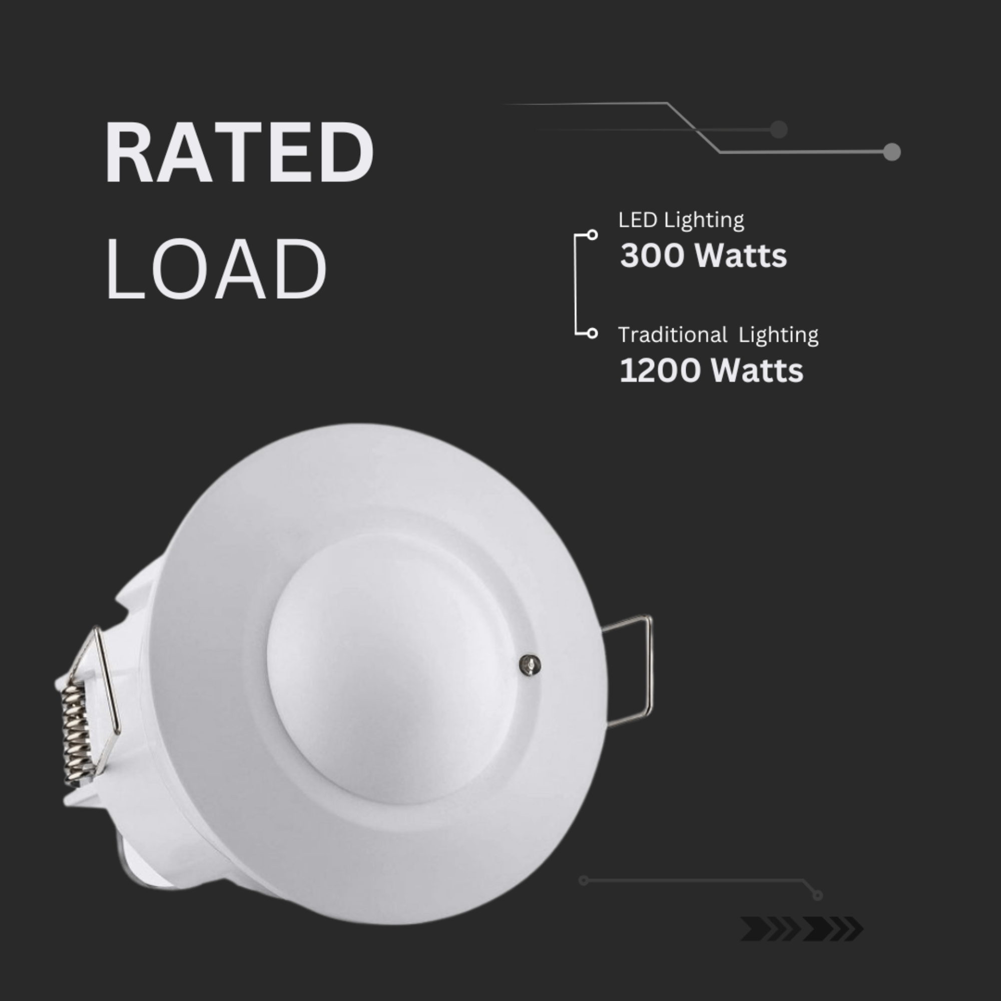 Autronx AU-X753 Ceiling Motion Detector for Smart Lighting Control image 2