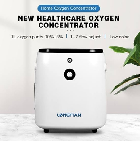 Longfian B-1 Oxygen Concentrator Machine 1-2 Litres With Big Display (93% To 70% Oxygen Concentratio image 3