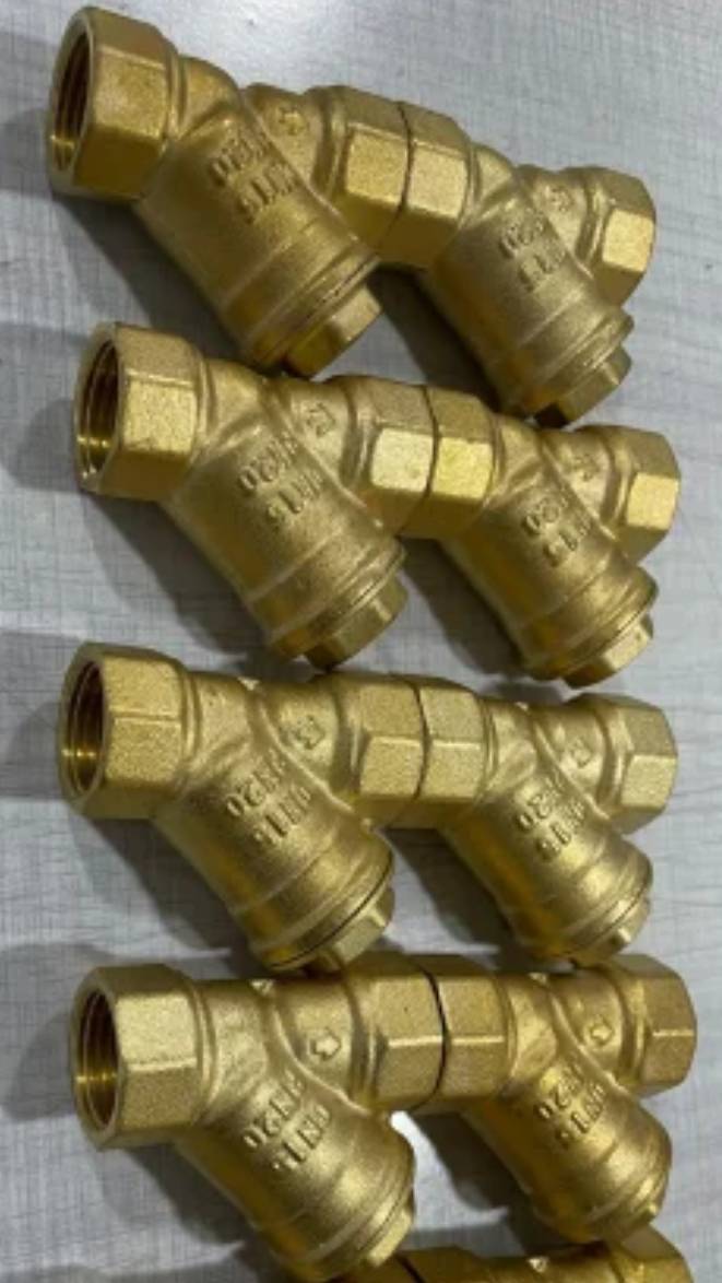 SATYAM Y TYPE BRASS STRAINER SCREWED END AVAILABLE AT NAVKAR ENTERPRISES MUMBAI NAGDEVI image 2