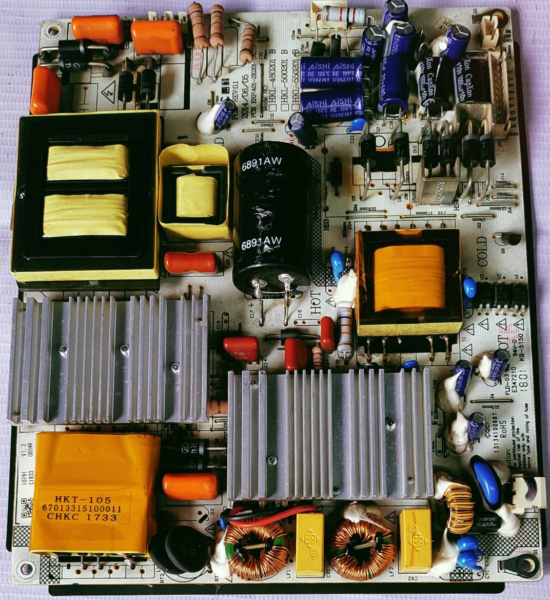 HAIER LE55Q9500U  POWER SUPPLY BOARD, SMPS BOARD, LED SMPS BOARD #wb29 image 4