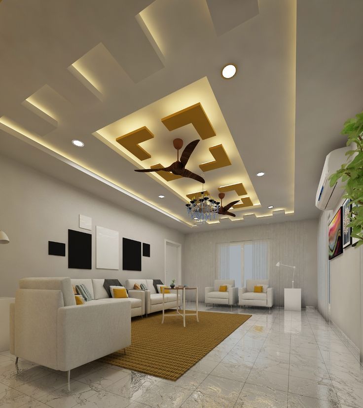 Stylish Gypsum Ceiling Installation image 5