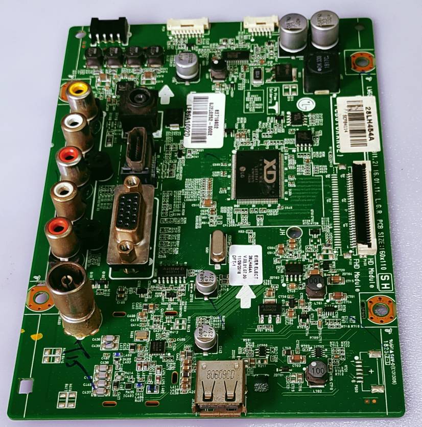 LG Android LED TV 28LH454A Mother Board, LG Android LED TV 28LH454A Main Board,LG Android LED TV 28LH454A Main PCB Board, image 4