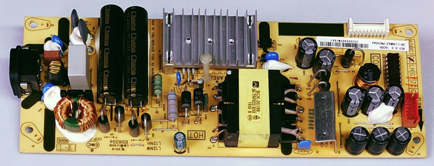 TCL 4K LED TV POWER SUPPLY BOARD MODEL NUMBER 50P8E image 5