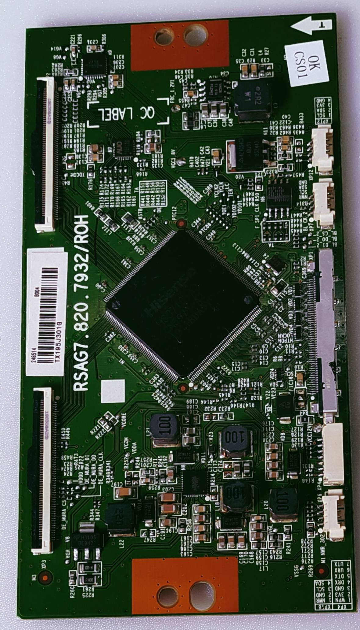 VU 65-OA LED TV FHD TCON PART NUMBER RSAG7.820.7932/ROH. image 3