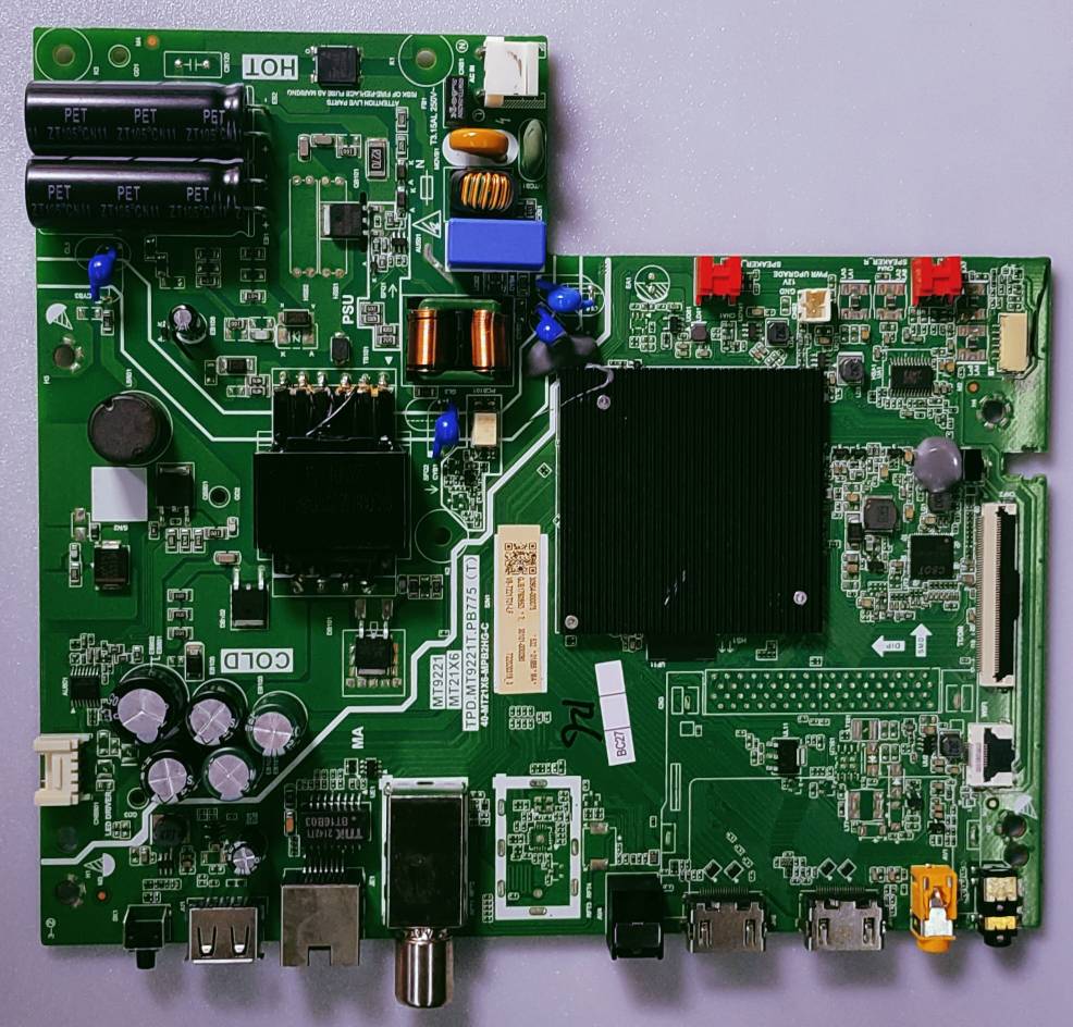 TCL 32S5205 ANDROID LED TV NEW MOTHER BOARD MT9221 MT21X6 TP.MT9221T.PB775 (T)  image 3