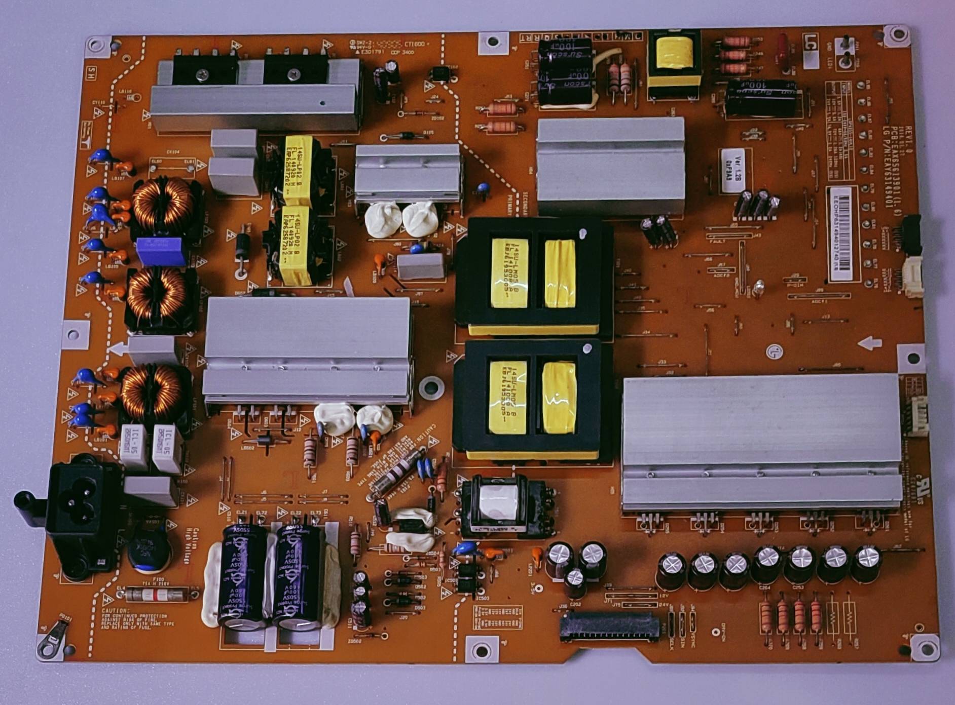 LG LED TV POWER SUPPLY BOARD MODEL NUMBER 49UB820T image 3